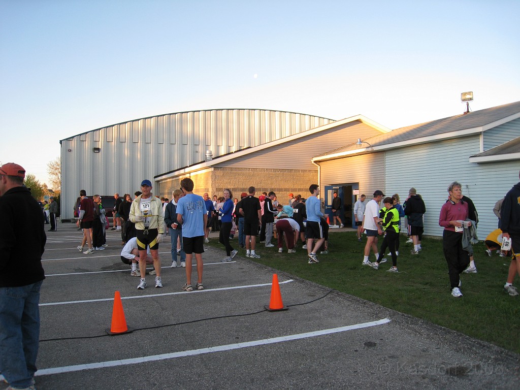 Mackinaw Bridge Race 2008-05 0191.jpg - Activity in the finish area.